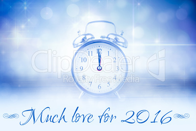 Composite image of new years greeting