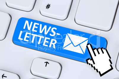 Newsletter Brief E-Mail senden im Internet für Business Marketi
