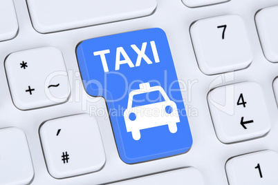 Taxi online buchen bestellen im Internet Computer