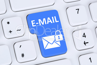Verschlüsselte sichere E-Mail Email Mail senden im Internet mit