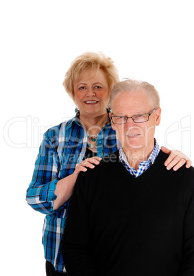 Senior couple standing. Senior couple standing.