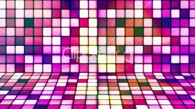 Broadcast Twinkling Hi-Tech Cubes Stage, Multi Color, Abstract, Loopable, HD