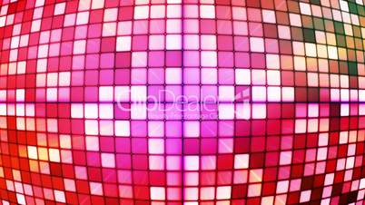 Broadcast Twinkling Hi-Tech Cubes Globe, Multi Color, Abstract, Loopable, HD