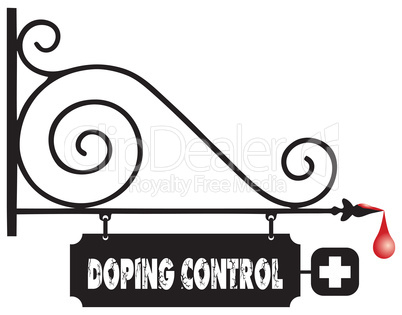 Street sign doping control