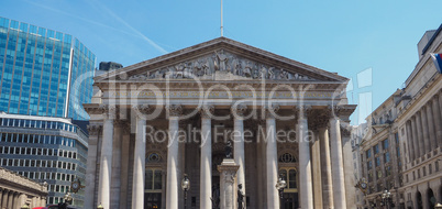 Royal Stock Exchange in London