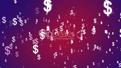 Broadcast Money Shower, Red Purple, Corporate, Loopable, HD