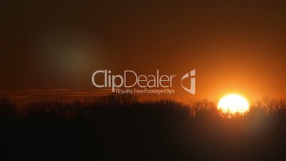 Midwestern Sunset Time-lapse