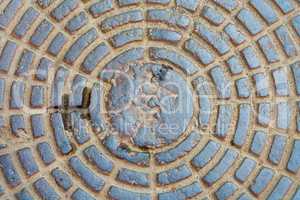 iron manhole