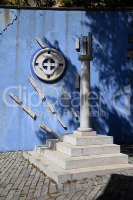 Skulptur in Labin, Kroatien