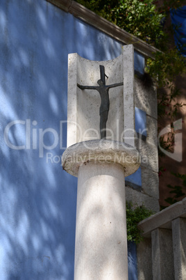 Skulptur in Labin, Kroatien