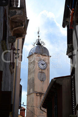 Kirche in Labin, Kroatien