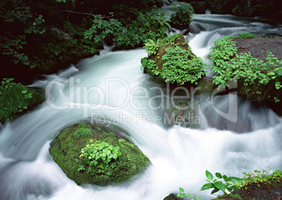 Streams of Mountains and Nature