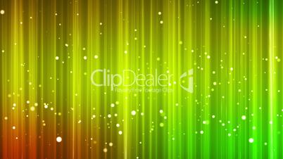 Broadcast Vertical Hi-Tech Lines Bubbles, Green Orange, Events, Loopable, HD