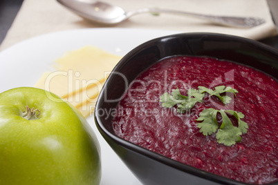 Soup pureed beets