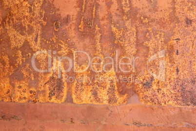 Old rusty metal surface