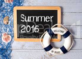 Summer 2016 - Welcome on Board