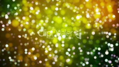 Broadcast Light Bokeh, Green Orange, Events, Loopable, HD