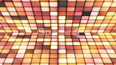 Broadcast Twinkling Hi-Tech Cubes Stage, Brown Golden, Abstract, Loopable, HD