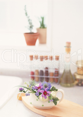 Lifestyle with Decorative Flowers