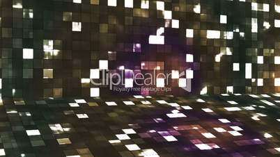 Broadcast Firey Light Hi-Tech Squares Stage, Brown, Abstract, Loopable, HD