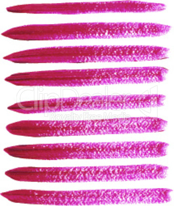 Magenta acrylic vector brush strokes