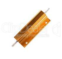 Resistor in Metal Case Isolated