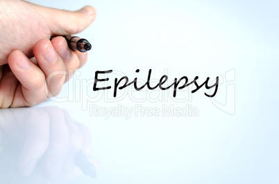 Epilepsy text concept