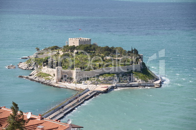 Taubeninsel bei Kusadasi, Türkei