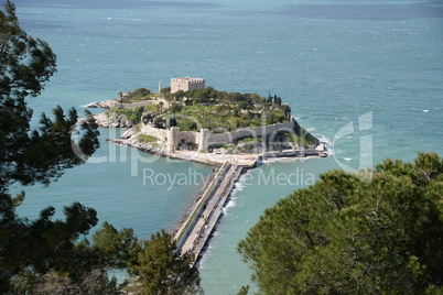 Taubeninsel bei Kusadasi, Türkei