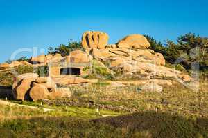 Felsen in der Bretagne