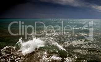 Wolken am Mittelmeer