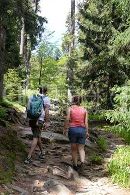 Wanderer am GRoßen Arber