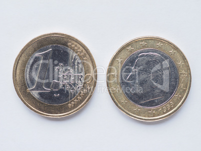 Belgian 1 Euro coin