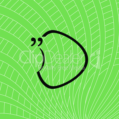 Quotation mark speech bubble and chat symbol vector illustration