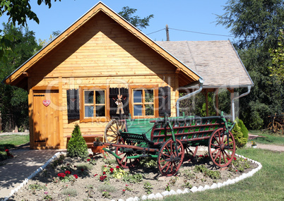 wooden house