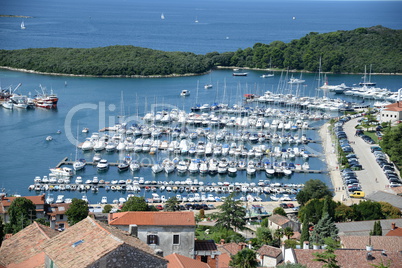 Bootshafen von Vrsar, Kroatien