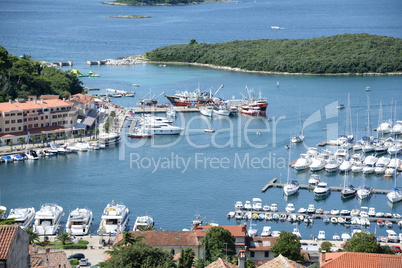 Bootshafen von Vrsar, Kroatien
