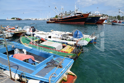 Hafen von Vrsar, Kroatien