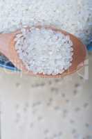 raw white rice