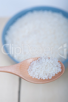 raw white rice