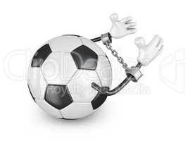 Ball in handcuffs