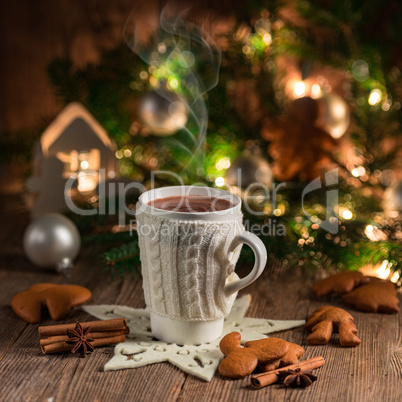 Christmas chocolate drink