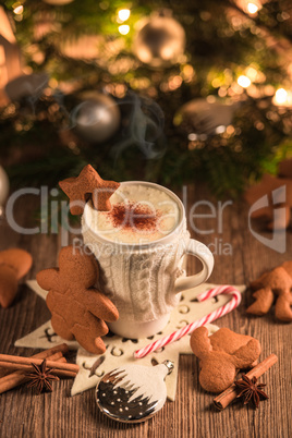 Christmas chocolate drink