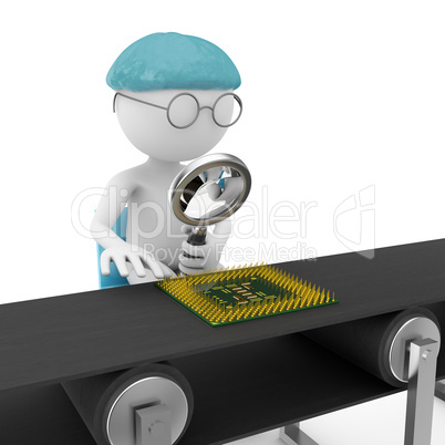 chip on the assembly line