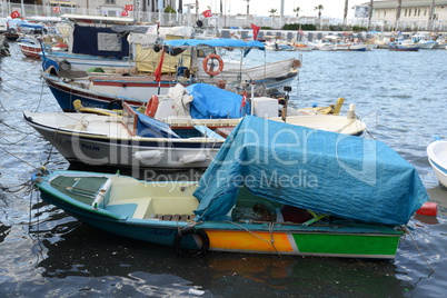 Boote im Hafen von Kusadasi