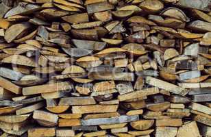 firewood stacked