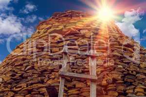 firewood stacked