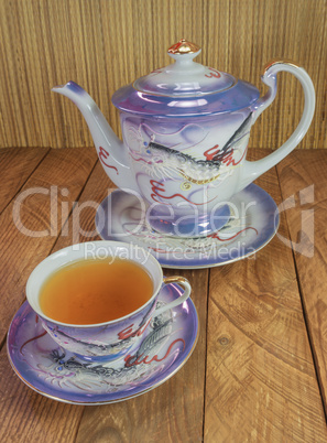 Japanese porcelain tea cup