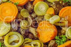 liver with  carrots