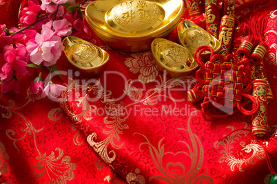 Chinese new year decorations background